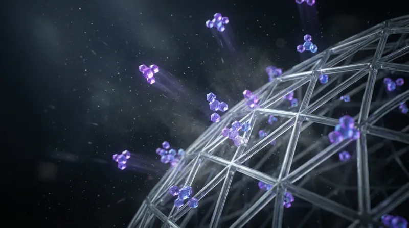 Nano-katalytische Kristallgitterstruktur